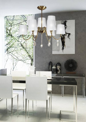 Pendant lamp patina chandelier Sorento 39-38173