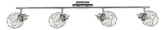 Wall lamp strip 4X40W G9 chrome HORUS 94-19165