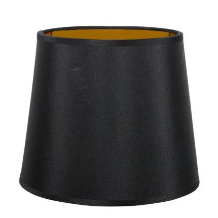 abajur pentru milonga E27 negru/centru auriu