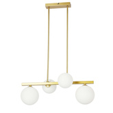 Plafonnier suspendu laiton 4xG9 Kama 34-73426