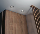 Black tilting ceiling luminaire SSU-15 2263816