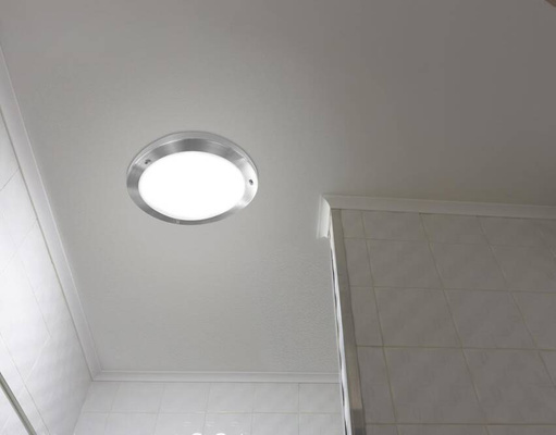 Ceiling lamp Aquila 13-84197 32cm 1xE27 Satin Nickel IP44