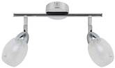 Wall lamp strip 2X6W LED round head chrome RICO 92-67579