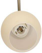 Serano lampa kinkiet patynowy 1x60W E27 klosz kremowy