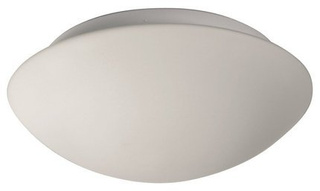 Plafoniera din sticla alba pentru baie E27 60W 17.5cm Nina Candellux 12-74150