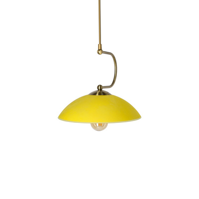 Lampa wisząca Lido pojedyncza do salonu vintage E27 1x60W patyna