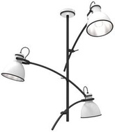 Ceiling lamp white black adjustable 3x60W Zumba Candellux 33 72061