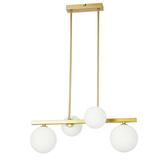 Hanging ceiling lamp brass 4xG9 Kama 34-73426