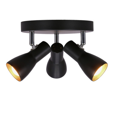Lampa sufitowa plafon czarny mat regulowany Picardo 98-50793