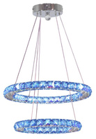 Oval LED RGB pendant lamp + remote control Lords 32-63106