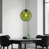 Plafoniera suspendata Candellux Club 31-51226 E27 verde