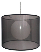 Lampa sufitowa wisząca 1X60W E27 czarny CHICAGO 31-24879