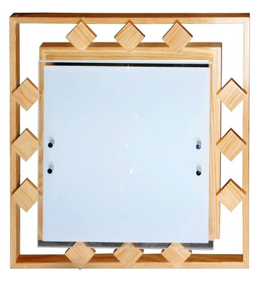 Plafoniera Candellux 10-39586 Plafoniera Natura 2X60W E27 40X40X10,5 galben