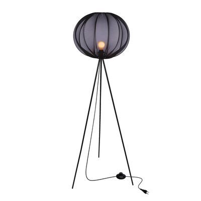 MELLOW lampă de podea neagră 1x40W E27 abajur 52 sferă neagră 51-41944