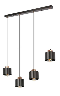Hanging lamp black 4xE27 Olena 34-78131
