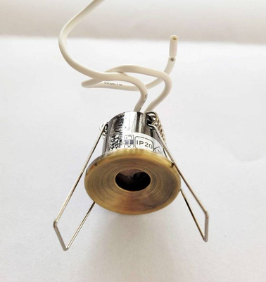 Plafoniera cu halogen patinata aurie 2204828