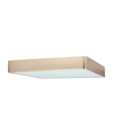 LED ceiling light QUATTRO golden pearl square with glass shade modern ceiling lamp for hallway and bathroom