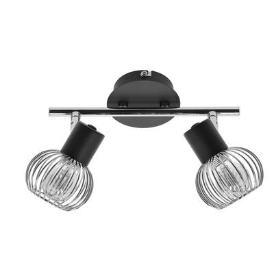 Aplica candellux oslo 92-61843 e14 negru/crom