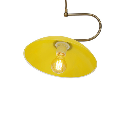 Lampa wisząca Lido pojedyncza do salonu vintage E27 1x60W patyna