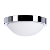 Deckenleuchte Chrom 28cm Badezimmerleuchte IP44 60W E27 Roda Candellux 11-9691
