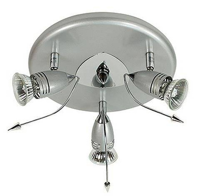 Lampa sufitowa Candellux 98-09886 Thunder plafon 3*50W GU10 230V chrom antracyt