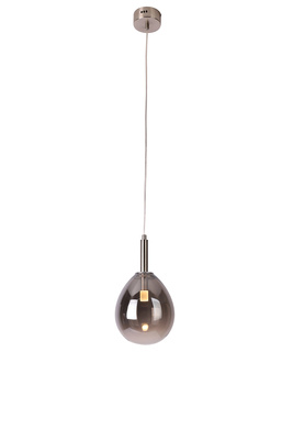 Hängelampe silberner Glasballon LED 6W Lukka Ledea 50133211