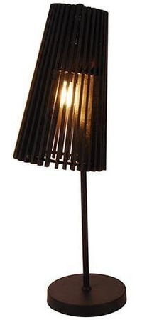 Table lamp black wooden E27 Osaka Ledea 50501032