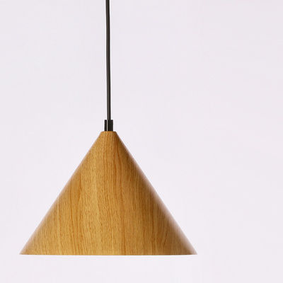 DUNCA HANGING LAMP 25CM E27 LIGHT OAK LIGHT LAMPSHADE
