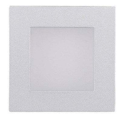Quadratische Treppenleuchte Silberstahl G4 MS-09 2215191