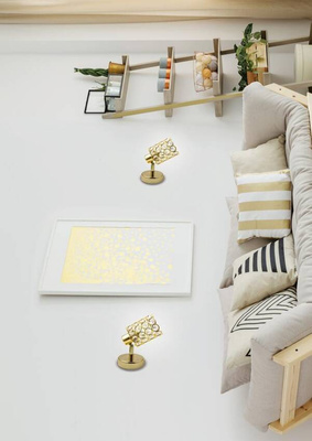 Wall lamp sconce 1X40W G9 brass YORK 91-70098