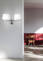 APLICA APERTE CANDELLUX IBIS 2xE14 22-00890 E14 SATIN