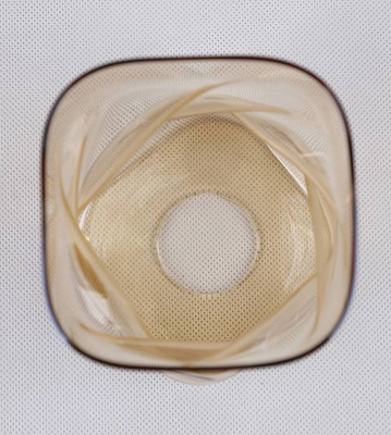 Applique noire avec abat-jour en verre ambré Felis 21-00163