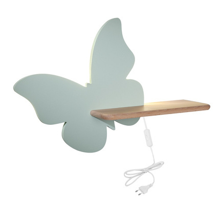 LED-Regalwandleuchte 5W 4000K IQ Kids Butterfly mint 21-85160