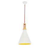 Plafoniera suspendata candellux robinson 31-37695 e27 alb/galben interior