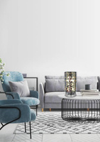 Candellux Nocturno 41-61454 E27 Chrom-Schrank-Tischlampe