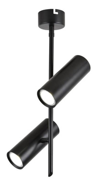 Hanging Tube Double Black Adjustable Candellux 32-76267