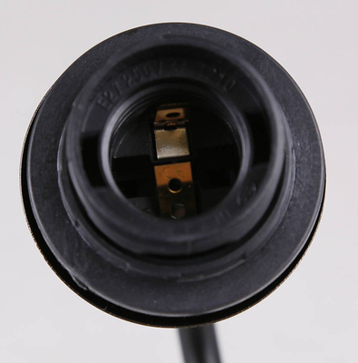 Wall lamp black / gold smoked glass 1xE27 Unica 21-00866