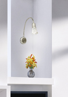 Wall lamp sconce E14 matt nickel ARENA 91-94776