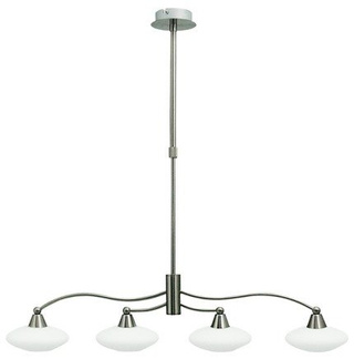 Lampa wisząca Elisa czteropunktowa z kloszami szklana nad stół G9