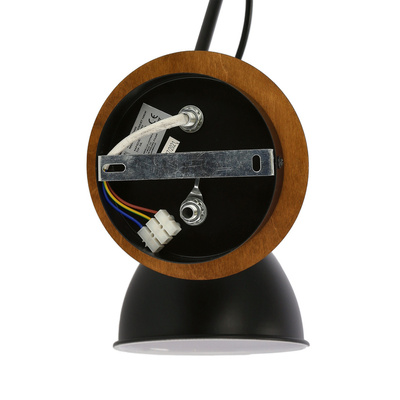 Wall lamp 1xE27 black loft VARIO 21-73495