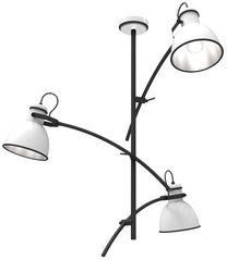 Deckenleuchte schwarz und weiß verstellbar 3x60W Zumba Candellux 33-72061