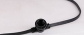 Guirlande lumineuse extérieure entraxe 5m 1m câble noir 5x10W Candellux 2570159