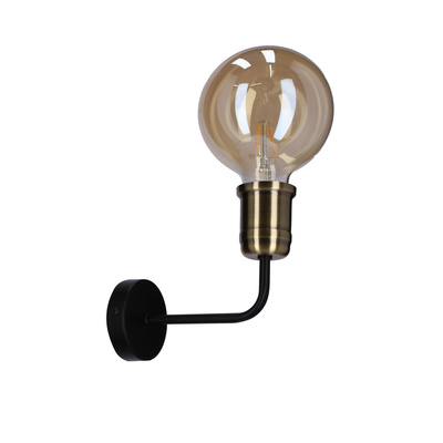 Aplică neagră + cadru metalic patinat Goldie 21-56160-Z