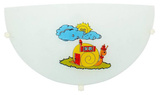 Semi-plafond for a child's room wall lamp Snail Candellux 11-71814