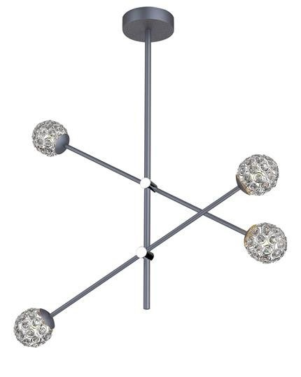 CEILING LAMP HANGING CANDELLUX APETI PAKSOS G9 LED GRAY