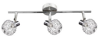 Lampa sufitowa COLLAR listwa regulowana 3-punktowa do kuchni metalowa
