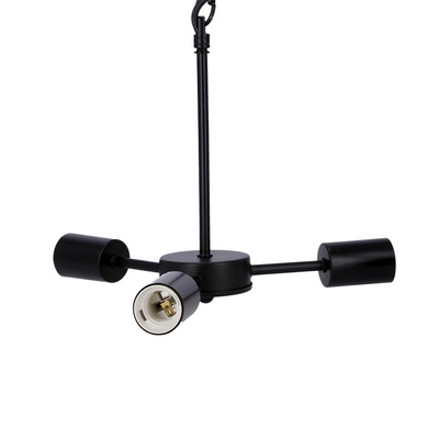 Suspension Sparta noire 3X60W E27 33-09371