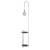Walk 51-00033 black and green shelf floor lamp
