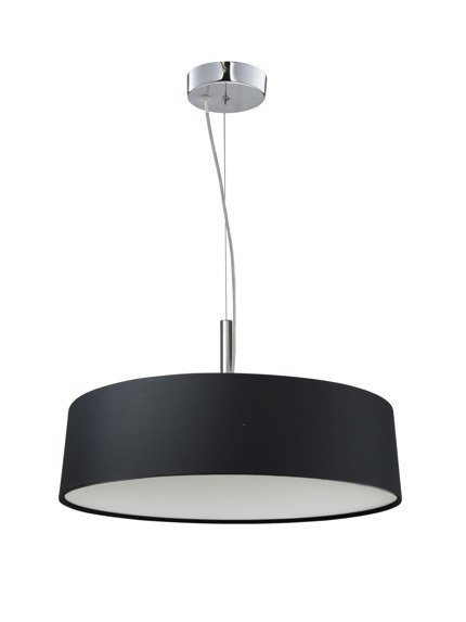 Round hanging lamp black adjustable 3x60W Blum Candellux 31-47311