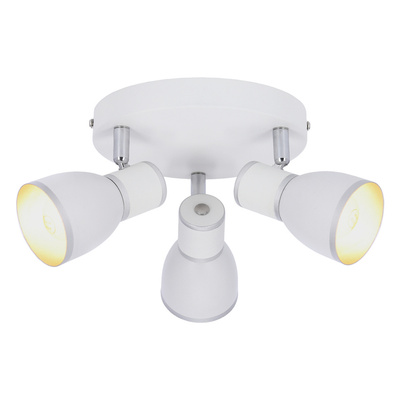 Ceiling lamp candellux fido 98-63397 plafond e14 white + chrome